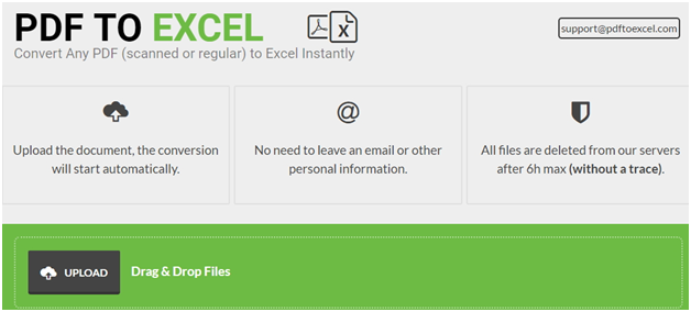 Pdf to Excel