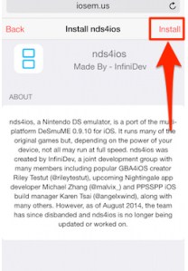 Download NDS4ios for iOS10