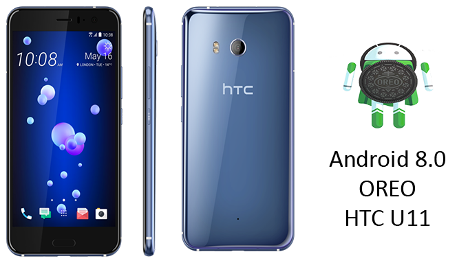 HTC U11 with Android 8.0 Oreo Update