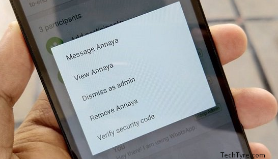 Dismiss your Group Admin features of Whatsapp